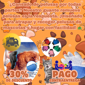 🧼Guante para quitar pelusas de mascotas🐱¡Envíos gratis y 30% de descuento! ¡Descuentos de locura!💖