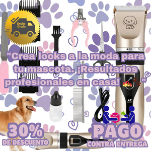 🐾✂️ Kit para corte completo para corte de cabello de mascotas 🐕💇‍♀️ Envío gratis, 30% de descuento y regalos por tu compra.