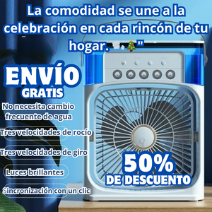 ☀️❄️Ventilador con aire acondicionado portátil con 50% de descuento y envío gratis.🌬️✨