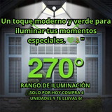 💡🏡EcoRay GardenLume con 50% de descuento y envío gratis. Solo por hoy por la compra de 4 unidades recibes 6.🎄✨